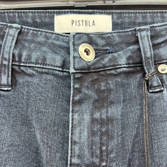 Pistola Jeans Women's 27 Audrey Mid Rise Skinny Dark Wash Past Midnight Preppy - Picture 9 of 14